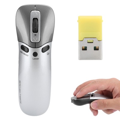 2.4GHz Wireless Optical Mouse Multi function Presenter Pen Equipment Plug An Hot