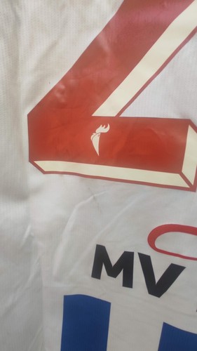 maglia Kappa Shirt Jersey Schiedler France Trikot Camiseta Football mw indossata - Foto 6 di 8