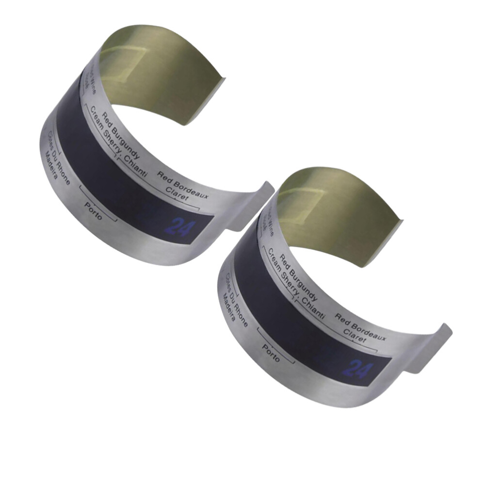 Sensor de temperatura del vino bodega blanco vino tinto mejor temperatura 2 piezas
