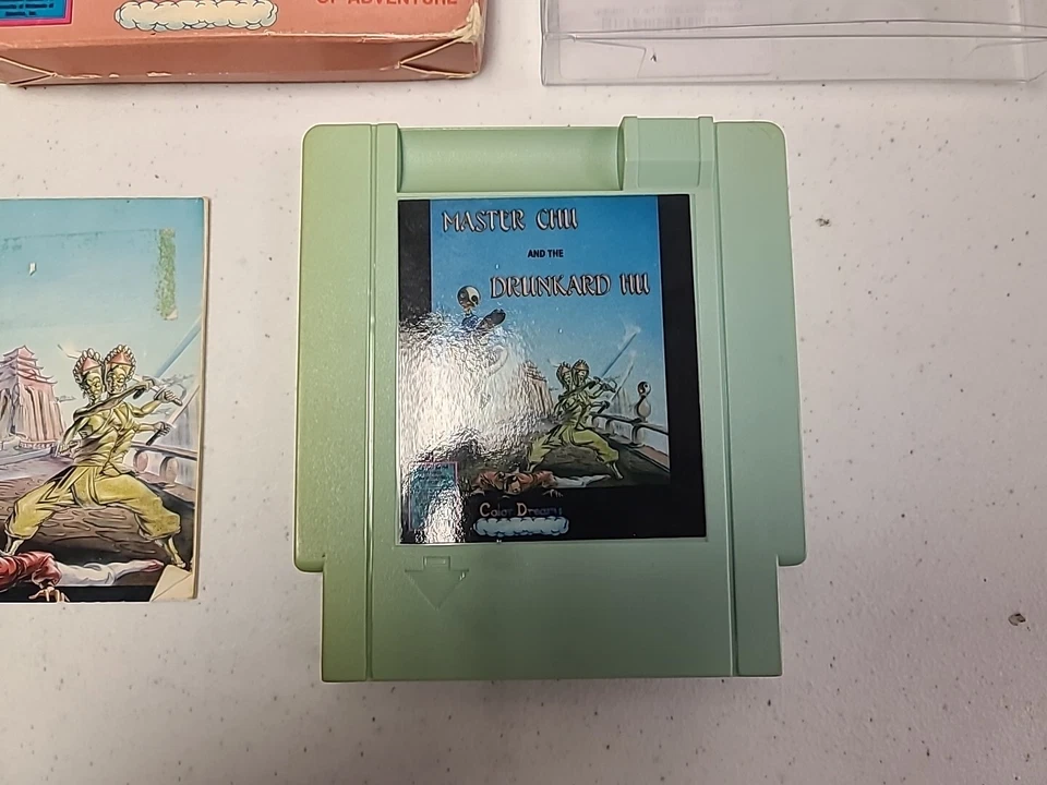 Master Chu And The Drunkard Hu Auténtico CIB Completo 1989 Nintendo NES Color Dreams Foto 2 de 4