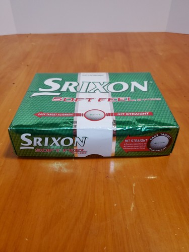 Srixon Soft Feel Golf Balls (One Dozen) 2 Piece Pure White, New!