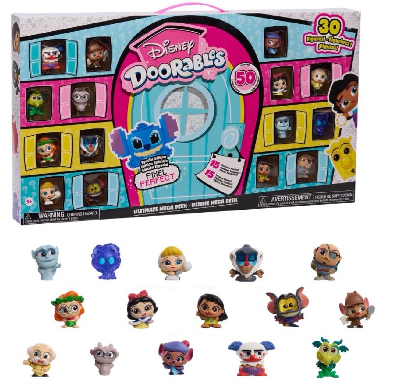 🔥NEW SEALED🔥 Disney Doorables Ultimate Mega Peek 30 Figures Pixel