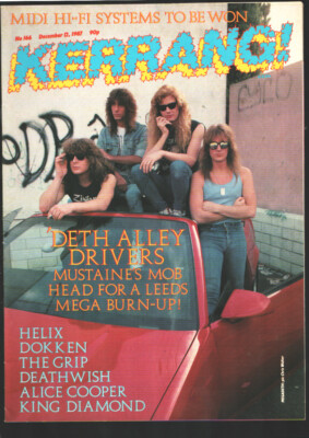MAG: Kerrang! 12/12/1987-Helix-Dokken-Alice Cooper & more-Photos-info-vintage...