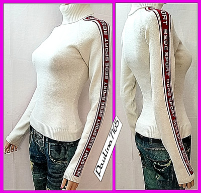 bebe turtleneck sweater dress