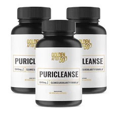 Golden After 50's PuriCleanse, Cleanse and Regularity Support.