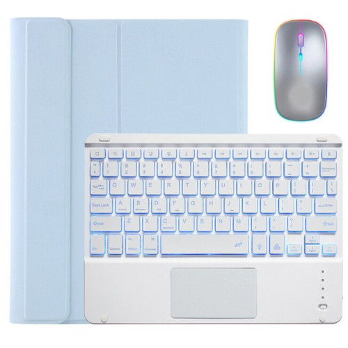 For Samsung Galaxy Tab A9+ 11" 2023 Tablet Touchpad Backlit Keyboard Case Mouse - Picture 26 of 46