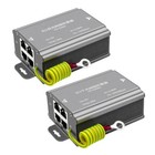 POE Sieć Ochrona przeciwprzepięciowa 4Port Ethernet Ochrona przeciwprzepięciowa 100Mbps / 1000Mbps