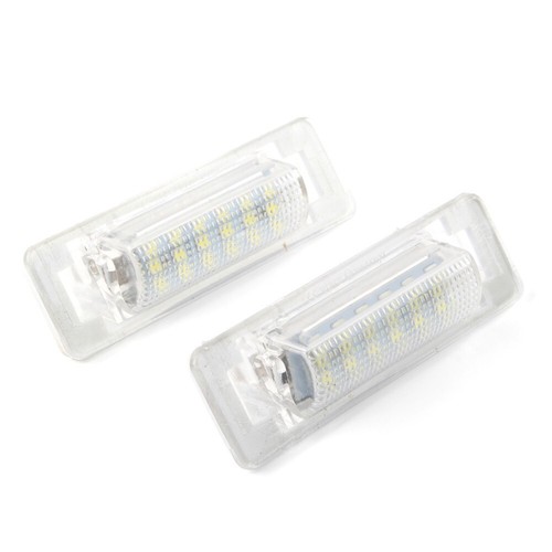 2x White 18 LED License Plate Lights For Mercedes Benz C/E-Class W210 W202 4DR - Foto 4 di 21