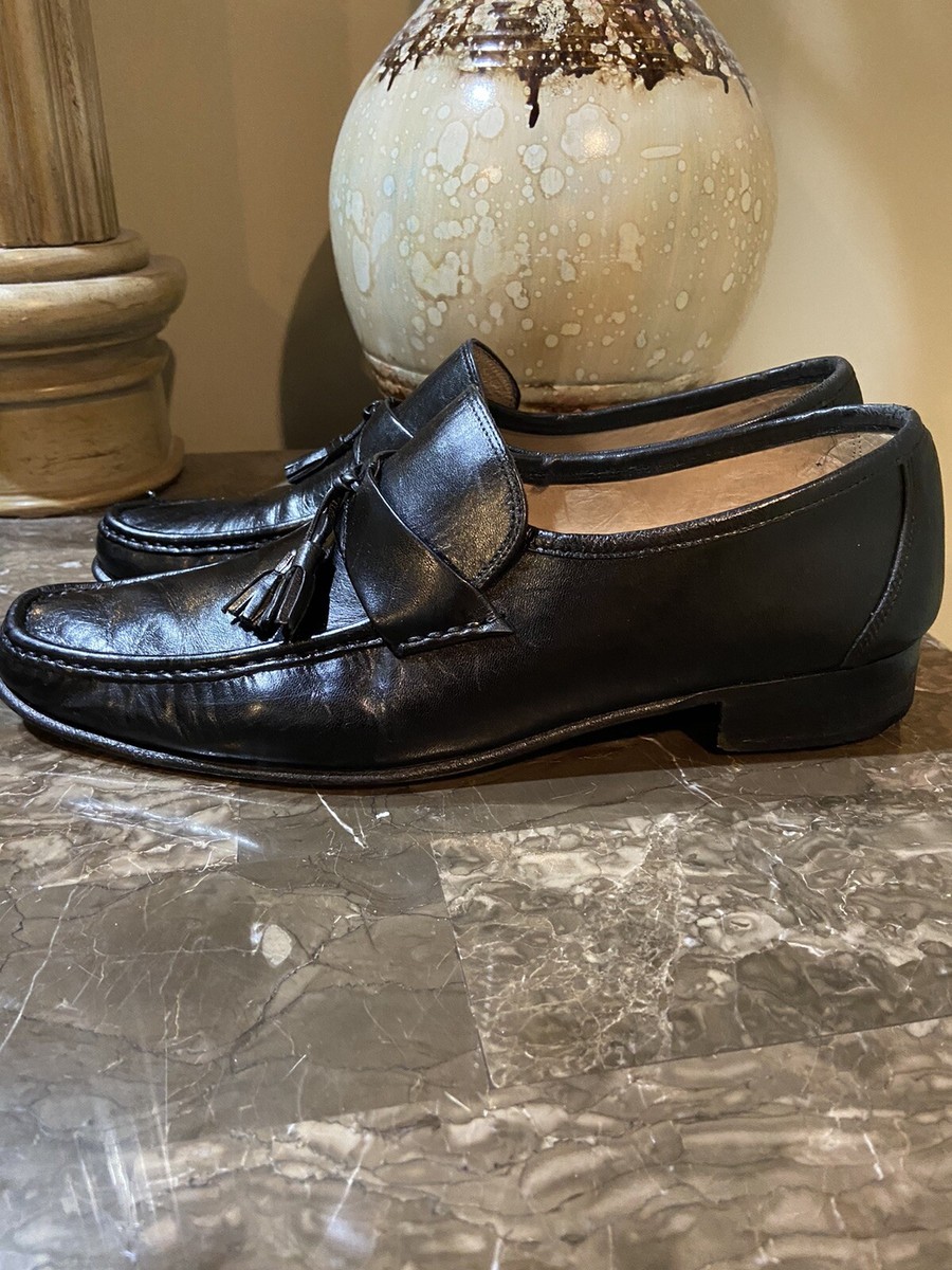 Bruno Magli Handmade in Italy Leather Wingtip Tassel Classic Loafers Size 9.5 N Hugo Loafer – Bruno Magli main image 4