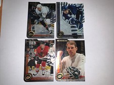 1997-98 Donruss GOLD PRESS PROOF Lot: #d/500-BURKE/DAZE/BEREZIN/PRIMEAU
