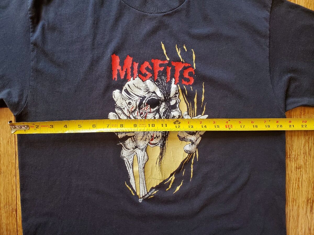 Vintage 80's Misfits Evil Eye Pushead T Shirt Size M/XL Zed Vintage 80's Misfits Evil Eye Pushead T Shirt Size M/XL Zed