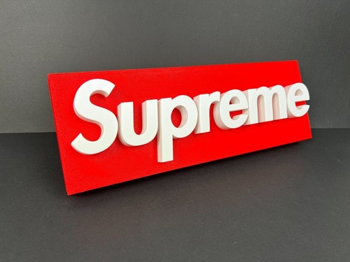 Supreme - 3D PRINTED SIGN | HYPEBEAST SIGN - Picture 5 of 8