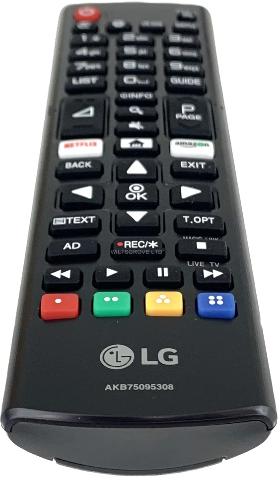 Genuine LG AKB75095308 TV Remote Control For 32LK6100PLB Smart 3D LED - Image 2 of 4