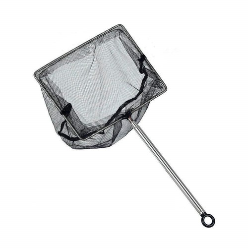 Aquarium Fishing Net Fish Tank Dense Fish Shrimp Net Retractable Stainless Steel - 第 1/2 張圖片