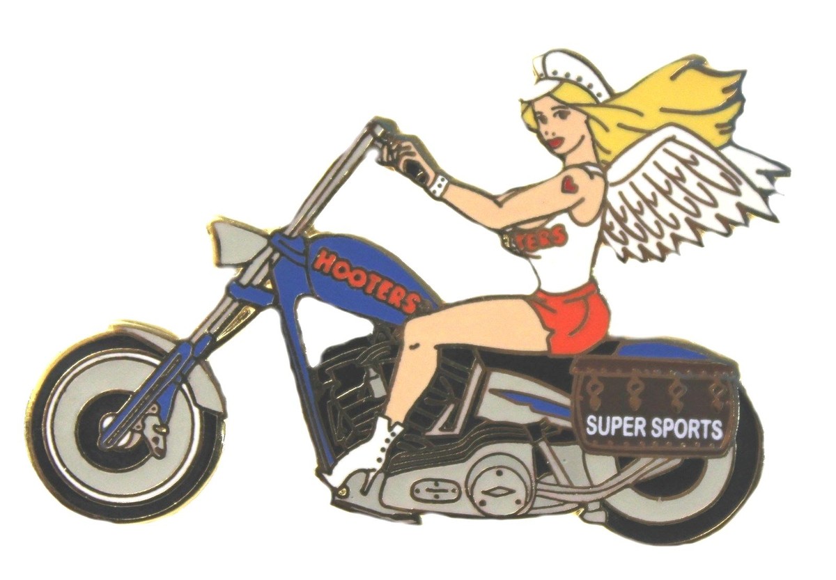 HOOTERS ピンバッジ NEW~ SPICY HOOTERS Girl Uniform Collectible Pin Back Badge