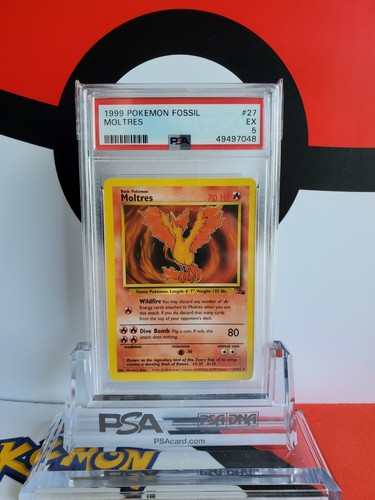 Moltres (Unlimited) graded PSA 5 for sale on eBay