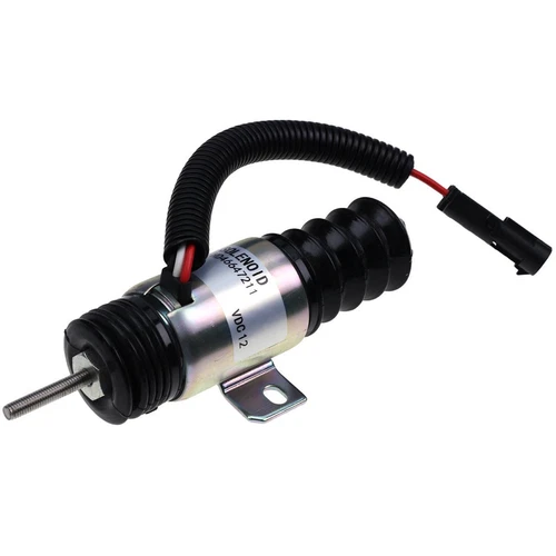 12V Fuel Shutoff Solenoid 836664211 836667369 Compatible with Valmet Sisu MF - Picture 2 of 7