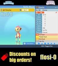 6IV Shiny Chimchar Pokemon Brilliant Diamond and Shining Pearl