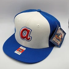MLB Atlanta Braves Mitchell & Ness Cooperstown Collection Fitted Hat 7 5/8 - NEW