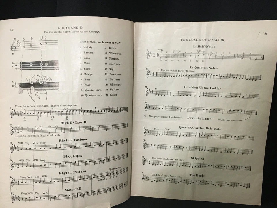 Vintage 1940 Music -Merle Isaac - String Class Method (Violin) -Book 2 - Image 3 of 4