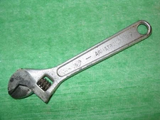 VINTAGE ARMSTRONG 6" ADJUSTABLE CRESCENT WRENCH MADE IN USA