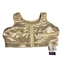 Enell Sports Bra NL100 Wireless 261 Plus Size 6 Ecru NEW See Size Chart Golden