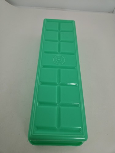 Tupperware Celery Crisper Keeper 892-1 Jadeite Green Clear Seal Vintage w/ Lid - 第 5/6 張圖片