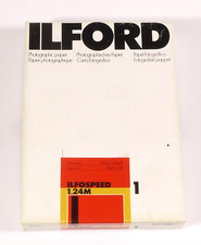 PRL 100 SHEETS 5x7" ILFORD ILFOSPEED PHOTOGRAPHIC PAPER BLACK WHITE B W B/W B/N