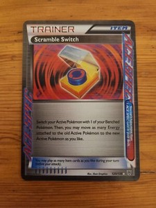 Pokemon Scramble Switch Plasma Storm 129/135 Holo Rare Ace Spec LP