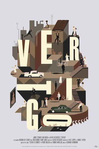 3G - Vertigo by Adam Simpson - Variant - Rare Sold out Mondo print - WYSIWYG - Picture 2 of 2