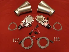 BadlanzHPE SS Electric Cutout Valve DUAL 2.0" 51mm 5 YEAR WARRANTY!