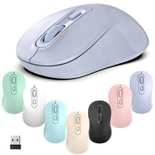 Wireless Mouse, 2026 New Model, Silent Click Ergonomic Design, Portable, 4 Bu...