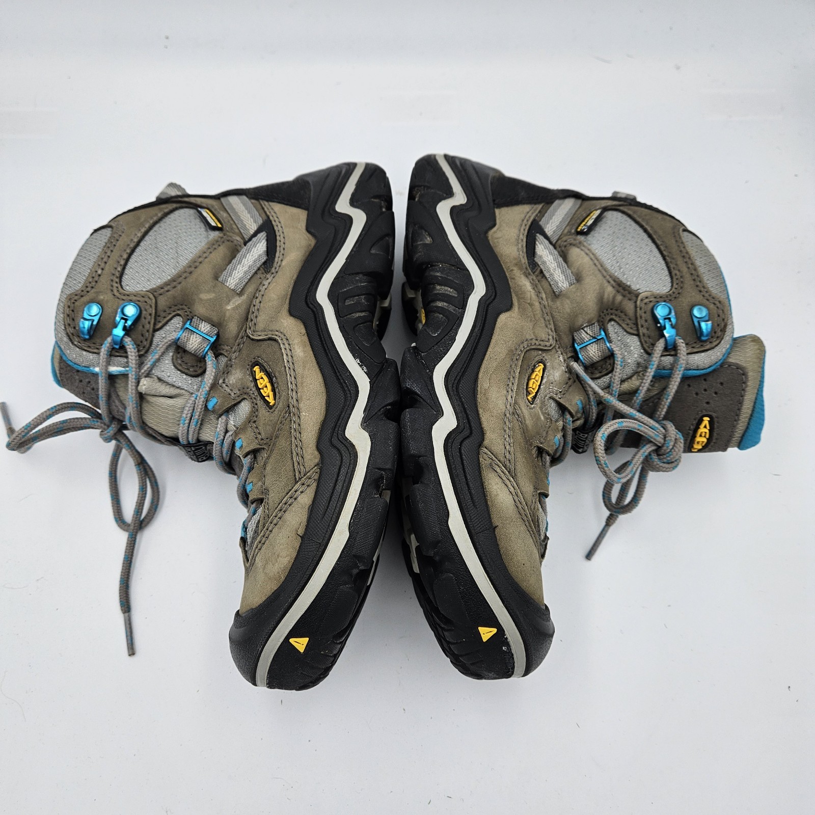 Stivali Keen donna 7 5 Durand Mid scarpe da trekking in pelle marrone comode 1011555