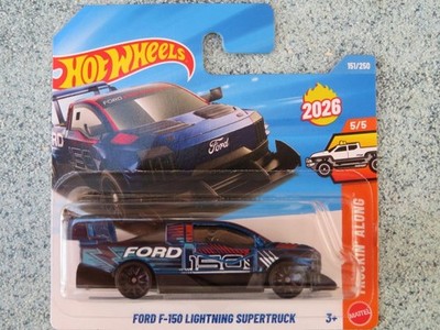 Hot Wheels H6G 151 FORD F-150 LIGHTNING SUPERTRUCK blau 2026 151/250 CaseG NEU