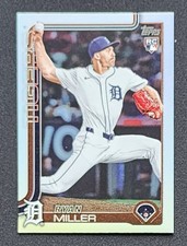 Ryan Miller RC 2025 Topps Update #US317 Detroit Tigers Rookie Baseball Card. rookie card picture