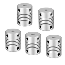 RANIT 5Pcs Shaft Coupling Flexible Coupler Motor Connector Joint 5mm to 8mm L...