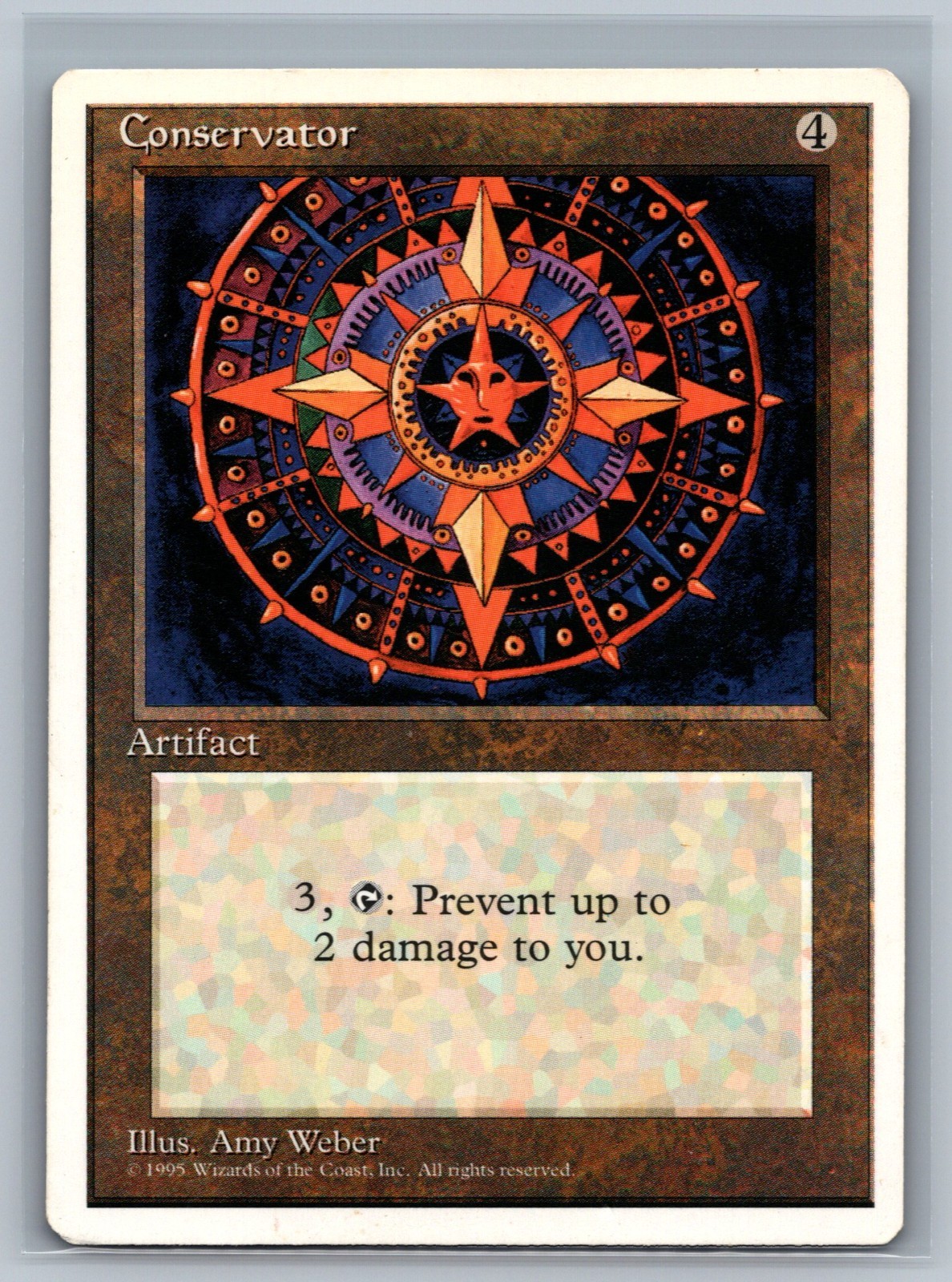 Magic The Gathering 4th Edition Conservator MTG TCG CCG Fourth 4ED