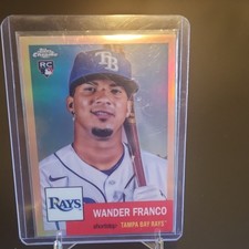 2022 Topps Chrome Platinum Wander Franco Rookie Auto Tampa Bay Rays #35/75