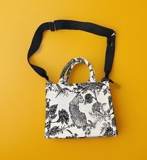 A New Day. Zippered Jacquard Boxy Tote Handbag Safari Jaguar. Target. Used