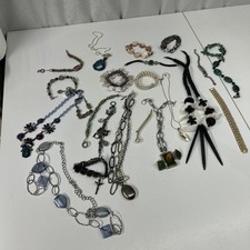 Costume And Handmade Jewelry Mixed Lot Bracelets Necklaces Earrings