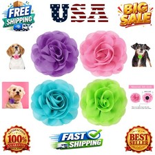 Dog Collar Flower Bow