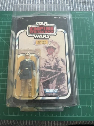 Vintage Star Wars Han Solo Hoth Gear Kenner 1980 Original Complete  Custom Card