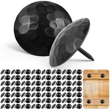 120 PCS 1 Inch Large Black Iron Clavos Decorative Nails Antique Fasteners