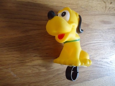 Pluto Fahrradhupe Quitschfigur Walt Disney Gummi Figur Sammler Disneyana Vintage
