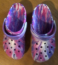 Girl s Crocs Tie Dyed Look
