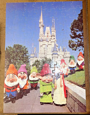 Jaymar Puzzle Walt Disney Snow White Seven Dwarfs Picture Puzzle  130 Complete