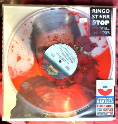 BEATLES: Ringo Starr - Stop & Smell The Roses - Liquid Vinyl Number 211