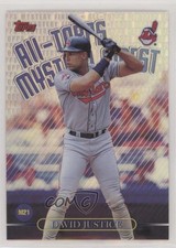 1999 Topps All-Topps Mystery Finest Refractor David Justice #M21 1v7