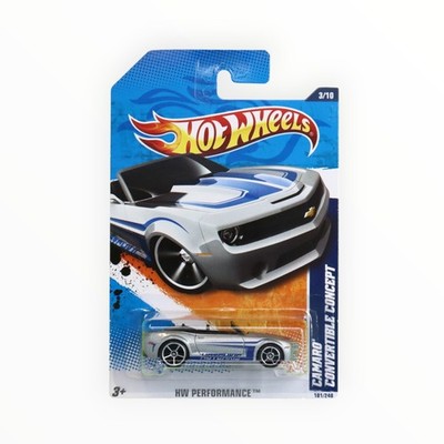 Hot Wheels Camaro Convertible Concept 101/240 - Silver - 2010 Mainline A