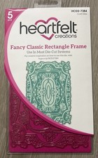 Heartfelt Creations Fancy Classic Rectangle Frame Die Set